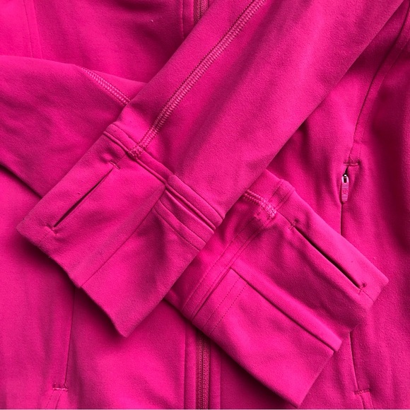 Lululemon Cropped Define Jacket Nulu Sonic Pink 0 - Picture 6 of 10